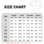 Men's Casual Crew Neck Rose Print T-Shirt (Regular/Oversize)